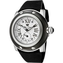 Glam Rock Watches Miami White Dial Black Silicon Black Silicon White