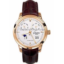 Glashutte Senator Calendar Pink Gold Watch 100-06-11-01-04