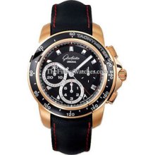 Glashutte Sport Evolution Chronograph Pink Gold Watch 39-31-43-61-03