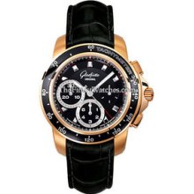Glashutte Sport Evolution Chronograph Pink Gold Watch 39-31-43-61-02