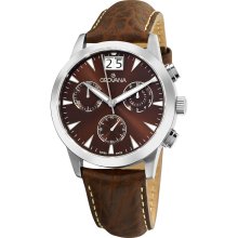 Grovana Men's Brown Chronograph Dial Quartz Watch