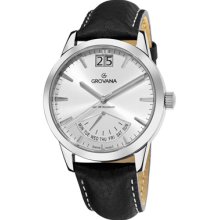 Grovana Watches Grovana Mens Day Retrograde Silver Dial Watch Day Retr