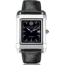 GT Men's Swiss Watch - Black Quad w/ Leather Strap