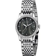 Gucci G-Timeless Diamond Ladies Watch YA126507