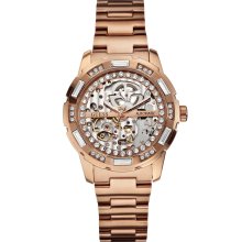 GUESS Dazzling Sport Skeleton Watch