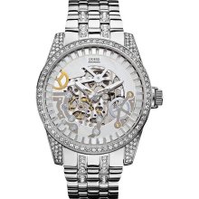 Guess U0012G1 Watch Exhibition Mens - Silver Dial