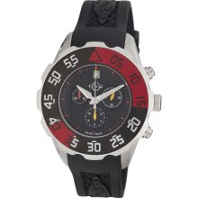 GV2 by Gevril Parachute Chronograph Rubber Date Mens Watch 3003R