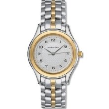 Hamilton H18421253 Silver Color Dial Gold Tone Bezel Men's Watch