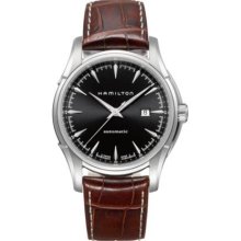 Hamilton H32715531 Watch Jazzmaster Mens - Black Dial Stainless Steel Case Automatic Movement