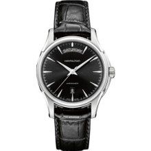 Hamilton Jazzmaster Black Dial Leather Ladies Watch H32505731