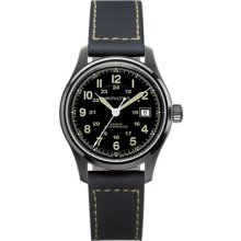Hamilton Men's H70525733 Khaki Field Black Dial Watch