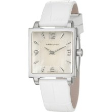 Hamilton Women's 'Jazzmaster' Mother of Pearl Dial Watch (White)