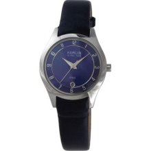 Hamlin Women's Time Module VJ12 Blue Dial & Leather Strap Watch