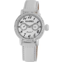 Haurex Italy Women's 6w343dw1 Maestro R White Dial Crys