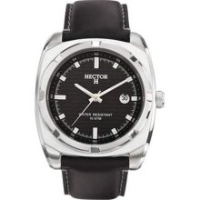 Hector H France Men's 'Fashion' Leather Strap Watch 665075 ...