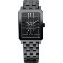 Heritage Stainless Steel Case And Bracelet Black Dial Date Display