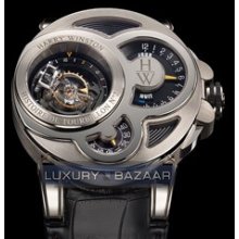 Histoire de Tourbillon 2 (WG / Opaline Black / Leather Strap)