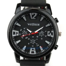Hot Luxury Fashion Military Outdoor Sport Silicone Rubber Men Boys Wrist Watch