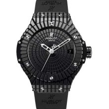 Hublot Big Bang Caviar Black Ceramic Mens Watch Black Skeletal Dial 346CX1800BR