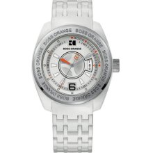 Hugo Boss 1512542 Men's & Women's Plastic Case Date White Plastic Watch 1512542