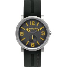 Hush Puppies Grey and Orange Dial Mens Watch 3670M9518