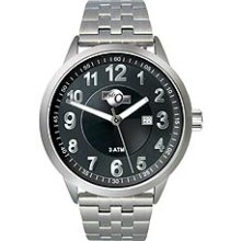 HydrOlix 3-Hand Stainless Steel/Black Dial Unisex watch #XA00202