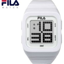 [hyundai Hmall] Fila Korea White Urethan Women's Sport Digital Watch 38-014-103