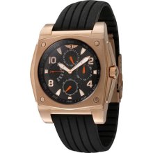 I by Invicta Men's Black Dial Black Rubber