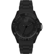 Ice-Watch Ice-Love Black Small Silicone Watch Lo.Bk.S.S