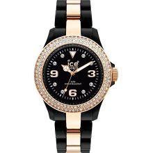 Ice Watch Stone Ladies Black Plastic Quartz Watch ST.BK.S.P.09