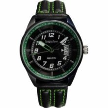 Impulse IM8523SGR Impulse Mens Racing Stripe Quartz Silver - Green