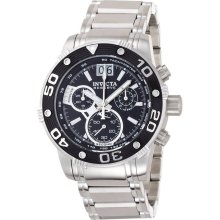 Invicta 0760 Men's Reserve Ocean Speedway Black Big Date Dial Steel Br