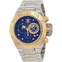 Invicta 10152 Men's Subaqua Noma IV Blue Carbon Fiber Dial Gold Tone B