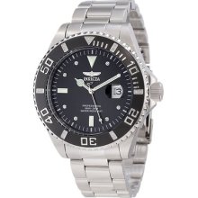 Invicta Black Or Silver Diamond Accented Men's Dressy Professional Fashion Watch