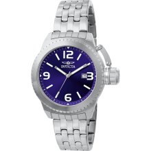 Invicta Corduba Blue Dial Stainless Steel Mens Watch 0988