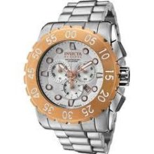 Invicta Men's 1958 Reserve Chronograph Silver Dial Stainless Steel Watch