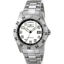 Invicta Men's 5249w Pro Diver Stainless Steel White Dial Watch