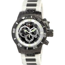 Invicta Men's Corduba Chronograph Stainless Steel Case and Bracelet Black Tone Dial Date Display 80216