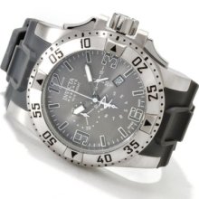 Invicta Men's Excursion Swiss Made Quartz Chronograph Stainless Steel Case Strap Watch GREY