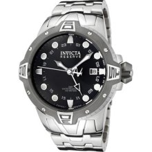 Invicta Men's Reserve GMT Black Dial Stainless Steel