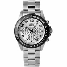 Invicta Men's Speedway Chronograph Silver Dial Watch 10702