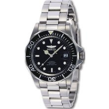Invicta Men's Stainless Steel Pro Diver Black Dial Automatic 8926