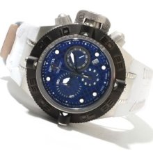 Invicta Men's Subaqua Noma IV Swiss Made Quartz Chronograph Leather Strap Watch