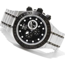 Invicta Men's Subaqua Sport Quartz Chronograph Stainless Steel Bracelet Watch w/ 3-Slot Dive Case