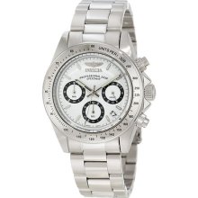 Invicta Speedway Men's Stainless Steel Case Chronograph Date Mineral Watch 9211
