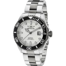 Invicta Watches Men's Pro Diver Automatic White Dial Two Tone Stainles