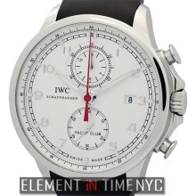 IWC Portuguese Collection Yacht Club Chronograph Silver Dial