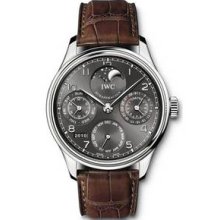 IWC Portuguese Perpetual Calendar III White Gold Watch 5023-03