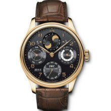 IWC Portuguese Perpetual Calendar Red Gold Watch 5032-02