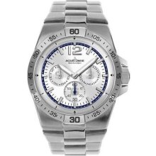 Jacques Lemans Men's Stainless Steel Silver Dial 1-1591H